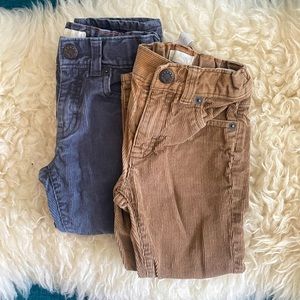 Bundle of Crewcuts corduroy pants 3T